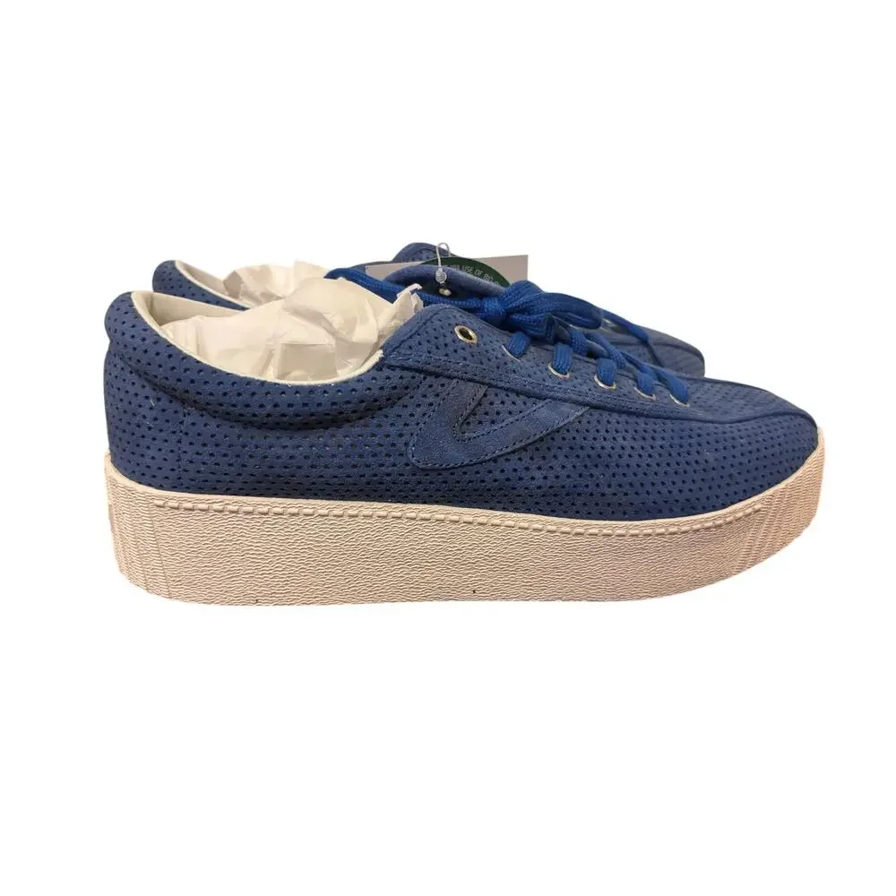 Tretorn Nylite 3 Bold Suede Platform Sneakers SZ 8.5 NWT